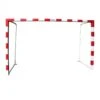 Juego Porterías Fútbol Sala Metálicas Abatibles (80 X 80 Mm) -ADIDAS Ventas agujas jim sports juego porterias futbol sala metalicas abatibles 80x80mm rojo blanco 0