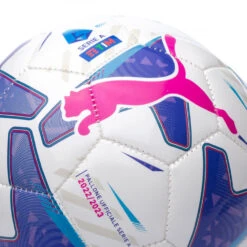 Balón Puma Mini Serie A Orbita MS 2022-2023 -ADIDAS Ventas balon puma mini serie a orbita ms 2022 2023 puma white blue glimmer sunset glow 2