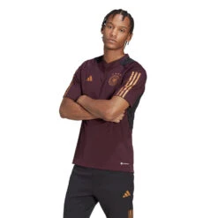 Camiseta Adidas Alemania Training Mundial Qatar 2022 -ADIDAS Ventas camiseta adidas alemania training mundial qatar 2022 shadow maroon 2