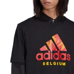 Camiseta Adidas Bélgica Fanswear Mundial Qatar 2022 -ADIDAS Ventas camiseta adidas belgica fanswear mundial qatar 2022 black 3