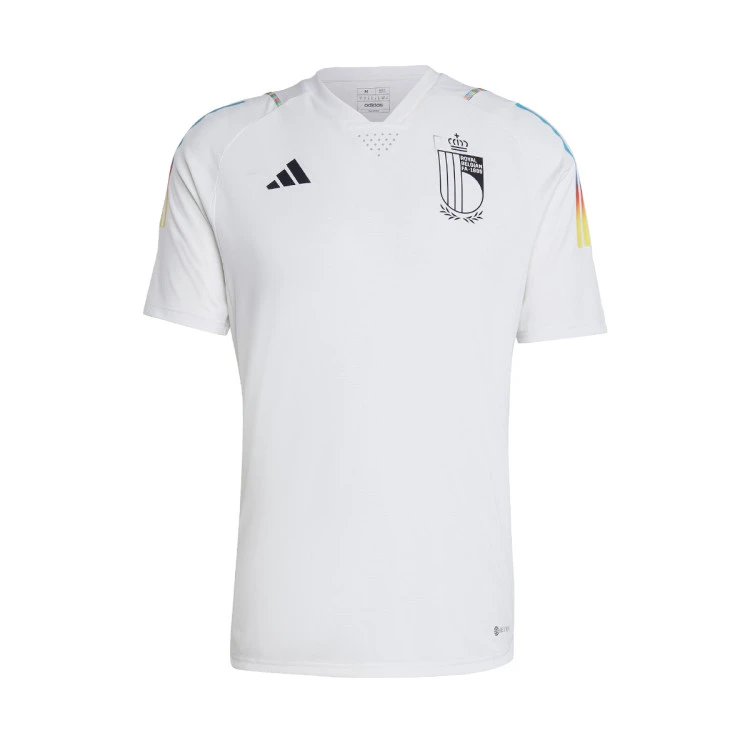 Camiseta Adidas Bélgica Pre-Match Mundial Qatar 2022 3 Camiseta Adidas Bélgica Pre-Match Mundial Qatar 2022
