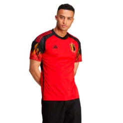 Camiseta Adidas Bélgica Primera Equipación Mundial Qatar 2022 -ADIDAS Ventas camiseta adidas belgica primera equipacion world cup 2022 red black 2