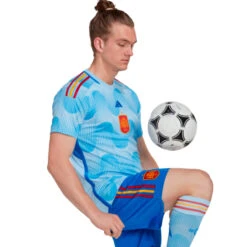 Camiseta Adidas España Segunda Equipación Authentic Mundial Qatar 2022 -ADIDAS Ventas camiseta adidas espana segunda equipacion authentic world cup 2022 glow blue glory blue 5