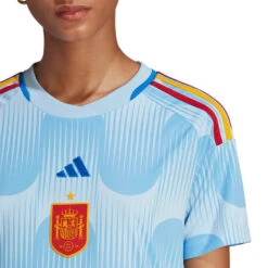 Camiseta Adidas España Segunda Equipación Mundial Qatar 2022 Mujer -ADIDAS Ventas camiseta adidas espana segunda equipacion mundial qatar 2022 mujer glow blue glory blue 4