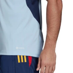 Camiseta Adidas España Training Mundial Qatar 2022 13 Camiseta Adidas España Training Mundial Qatar 2022 -ADIDAS Ventas camiseta adidas espana training mundial qatar 2022 glow blue 5