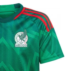 Camiseta Adidas México Primera Equipación Mundial Qatar 2022 Niño -ADIDAS Ventas camiseta adidas mexico primera equipacion world cup 2022 nino vivid green collegiate green 2