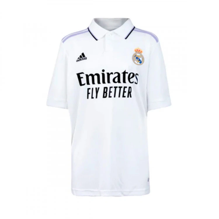 Camiseta Adidas Real Madrid CF Primera Equipación 2022-2023 Niño 4 Camiseta Adidas Real Madrid CF Primera Equipación 2022-2023 Niño - Imagen 2