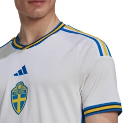Camiseta Adidas Suecia Segunda Equipación 2022-2023 -ADIDAS Ventas camiseta adidas suecia segunda equipacion world cup 2022 white glory blue 4