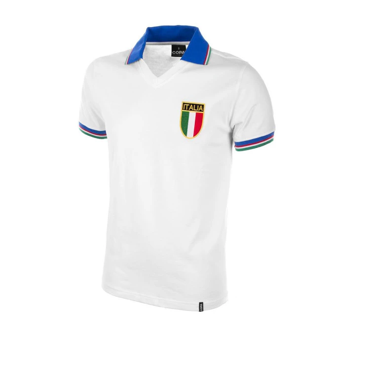 Camiseta COPA Italy Segunda Equipación World Cup 1982 Retro 4 Camiseta COPA Italy Segunda Equipación World Cup 1982 Retro - Imagen 2