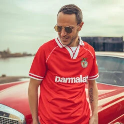 Camiseta COPA SL Benfica 1994 - 95 Retro -ADIDAS Ventas camiseta copa sl benfica 1994 95 retro football shirt red 3