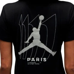 Camiseta Nike PSG X Jordan Fanswear Mujer -ADIDAS Ventas camiseta nike jordan psg crew mujer black 3