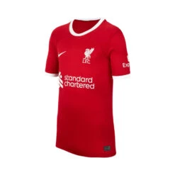 Camiseta Nike Liverpool FC Primera Equipación 2023-2024 Niño -ADIDAS Ventas camiseta nike liverpool fc primera equipacion 2023 2024 nino gym redwhite full sponsor 4