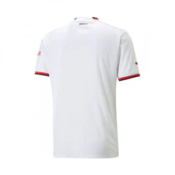 Camiseta Puma AC Milan Segunda Equipación Replica 2022-2023 Niño -ADIDAS Ventas camiseta puma ac milan segunda equipacion 2022 2023 nino white tango red 2
