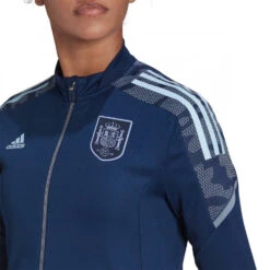 Chaqueta Adidas España Fanswear Euro 2022 Mujer -ADIDAS Ventas chaqueta adidas espana fanswear 2021 2022 mujer team navy blue glow blue 4