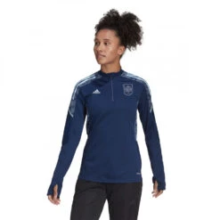 Chaqueta Adidas España Training Euro 2022 Mujer -ADIDAS Ventas chaqueta adidas espana training 2021 2022 mujer team navy blue glow blue 2