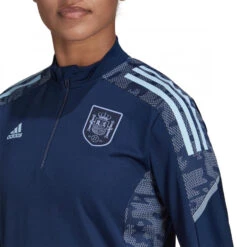 Chaqueta Adidas España Training Euro 2022 Mujer -ADIDAS Ventas chaqueta adidas espana training 2021 2022 mujer team navy blue glow blue 4