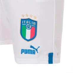 Pantalón Corto Puma Italia Primera Equipación Replica 2022-2023 Niño -ADIDAS Ventas pantalon corto puma italia primera equipacion 2022 2023 nino white ignite blue 3