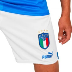 Pantalón Corto Puma Italia Primera Equipación Replica 2022-2023 -ADIDAS Ventas pantalon corto puma italia primera equipacion 2022 2023 white ignite blue 4