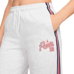 Pantalón Largo Nike PSG X Jordan Fanswear Mujer -ADIDAS Ventas pantalon largo nike w j psg flc pant birch heather 2