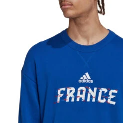 Sudadera Adidas France Crew -ADIDAS Ventas sudadera adidas france crew royal blue 3