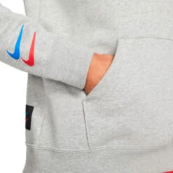 Sudadera Nike FC Barcelona Fanswear 2022-2023 Mujer -ADIDAS Ventas sudadera nike fc barcelona fanswear 2022 2023 mujer dark grey heather signal blue university red 3