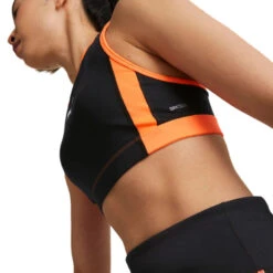 Sujetador Puma IndividualBLAZE High Neck 9 Sujetador Puma IndividualBLAZE High Neck -ADIDAS Ventas sujetador puma individualblaze high neck black ultra orange 2