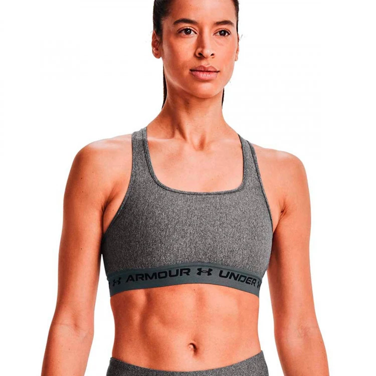 Sujetador Under Armour UA Crossback Mid Heather Mujer 3 Sujetador Under Armour UA Crossback Mid Heather Mujer